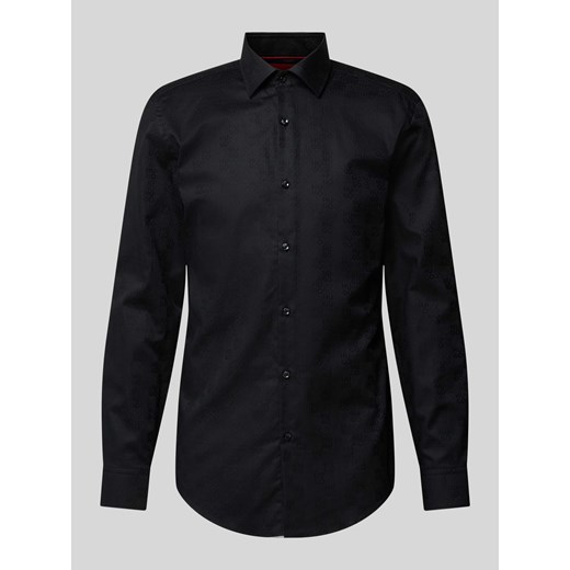 Koszula biznesowa o kroju slim fit z kołnierzykiem typu kent model ‘Kenno’ ze sklepu Peek&Cloppenburg  w kategorii Koszule męskie - zdjęcie 174037573