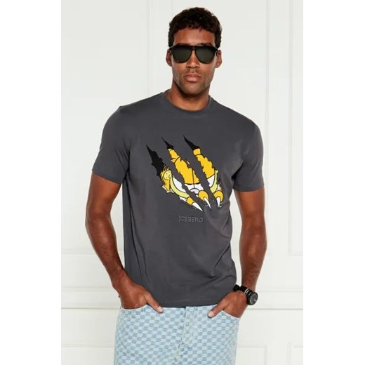 Iceberg T-shirt ICEBERG X GARFIELD | Regular Fit ze sklepu Gomez Fashion Store w kategorii T-shirty męskie - zdjęcie 174037982