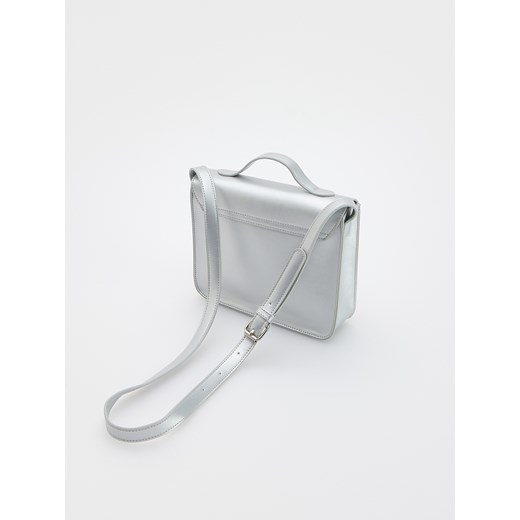 Reserved - Torebka teczka - srebrny Reserved ONE SIZE Reserved