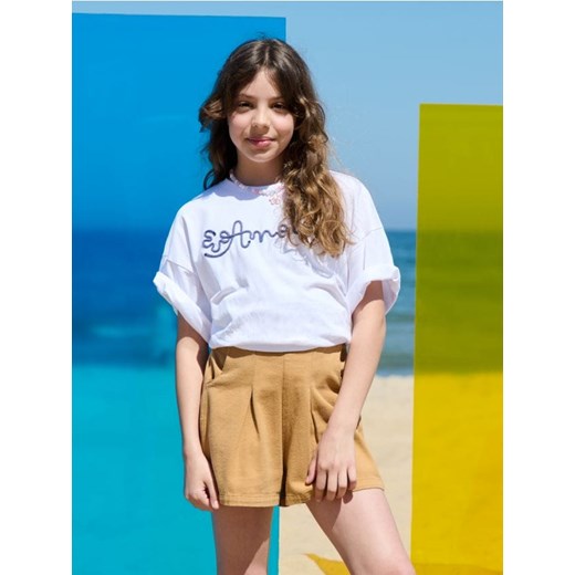 Sinsay - GIRLS` SHORTS - beżowy ze sklepu Sinsay w kategorii Spodenki dziewczęce - zdjęcie 174041071