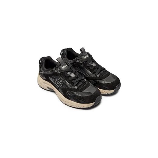 BOSS BLACK Sneakersy Levitt_Runn_BB | z dodatkiem skóry 42 Gomez Fashion Store