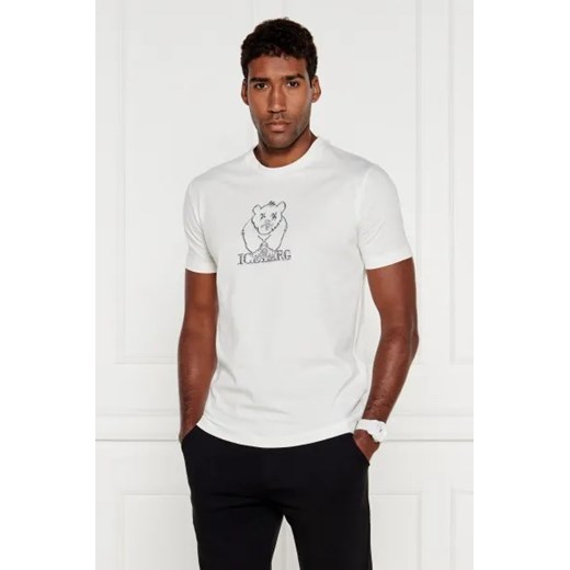 Iceberg T-shirt | Regular Fit ze sklepu Gomez Fashion Store w kategorii T-shirty męskie - zdjęcie 174042931
