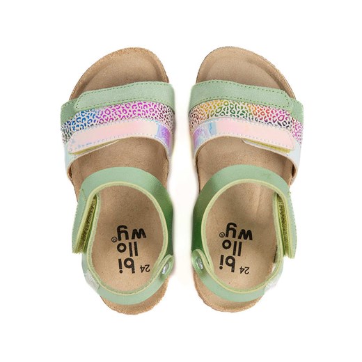 billowy Sandały "Rosso" w kolorze zielonym Billowy 28 Limango Polska okazja