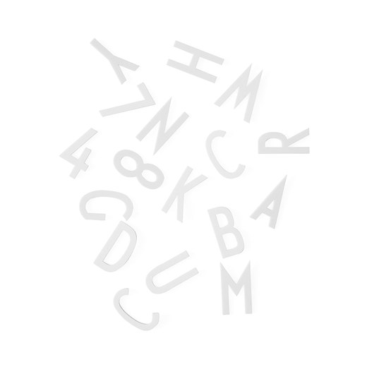 Design Letters Symbole w kolorze białym do tablicy ogłoszeń - dł. 5 cm Design Letters onesize wyprzedaż Limango Polska