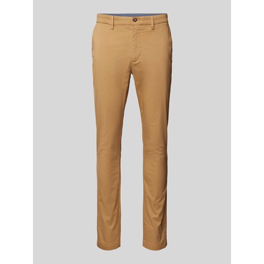 Chinosy o kroju slim fit z kieszeniami z tyłu ze sklepu Peek&Cloppenburg  w kategorii Spodnie męskie - zdjęcie 174052604