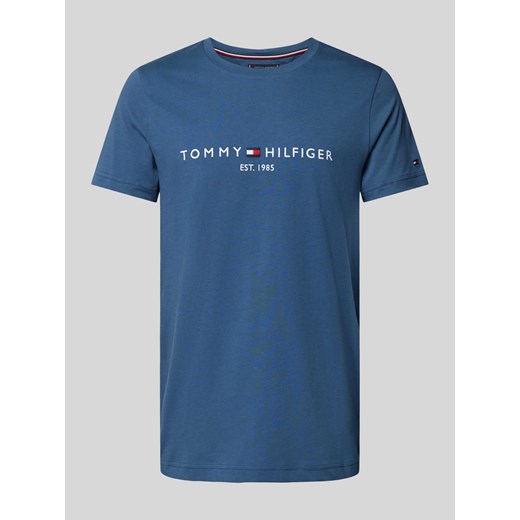 T-shirt z nadrukiem z logo ze sklepu Peek&Cloppenburg  w kategorii T-shirty męskie - zdjęcie 174052830