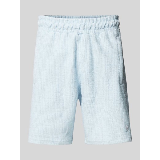 Szorty o kroju regular fit z fakturowanym wzorem model ‘LIBCO’ ze sklepu Peek&Cloppenburg  w kategorii Spodenki męskie - zdjęcie 174053152