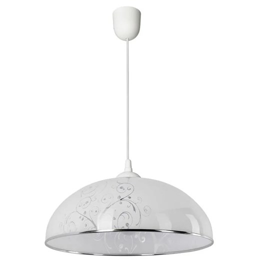 Biała lampa wisząca do jadalni - S737-Ankona ze sklepu Edinos.pl w kategorii Lampy wiszące - zdjęcie 174056572