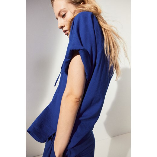H & M - Bluzka z reglanowym rękawem - Niebieski ze sklepu H&M w kategorii Bluzki damskie - zdjęcie 174056770
