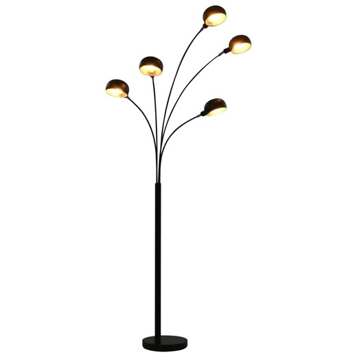 Czarno-złota lampa zodiac podłogowa regulowana - 3X EX184 P5-E74 ze sklepu Edinos.pl w kategorii Lampy podłogowe - zdjęcie 174057260