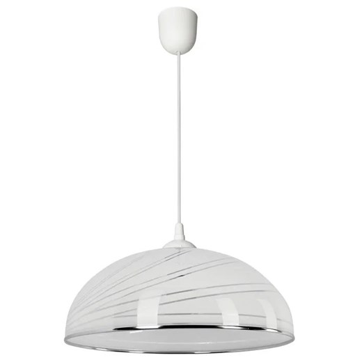 Biała lampa wisząca do kuchni - S736-Ankona ze sklepu Edinos.pl w kategorii Lampy wiszące - zdjęcie 174057300