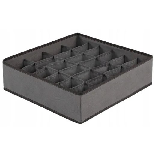 Szary organizer z 24 przegródkami do szuflady H6-N63 ze sklepu Edinos.pl w kategorii Organizery - zdjęcie 174057520
