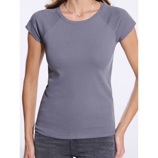 Sinsay - Koszulka - szary Sinsay XS Sinsay