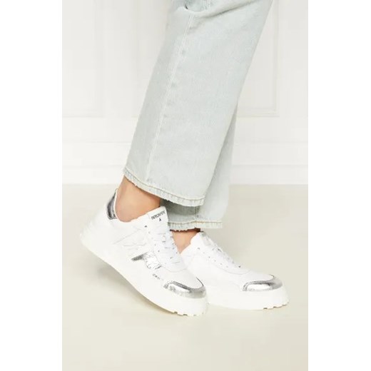 Buty sportowe damskie Patrizia Pepe sneakersy z tworzywa sztucznego wiosenne sznurowane