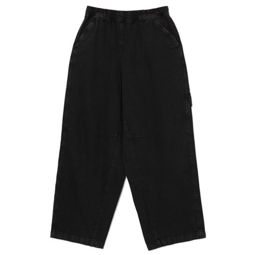 Cropp - Szare spodnie baggy z wysokim stanem - szary Cropp 40 Cropp