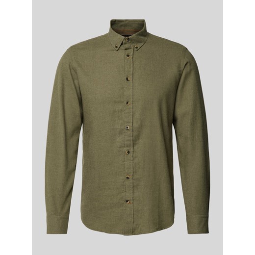 Koszula casualowa z wykładanym kołnierzem model ‘Burley’ ze sklepu Peek&Cloppenburg  w kategorii Koszule męskie - zdjęcie 174061282
