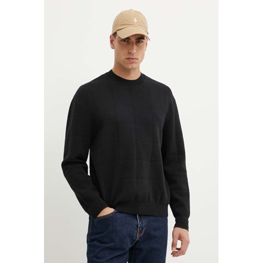 Armani Exchange sweter męski kolor czarny  6DZM6C ZM5AZ ze sklepu ANSWEAR.com w kategorii Swetry męskie - zdjęcie 174063204