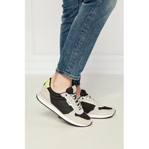 BOSS BLACK Sneakersy KAI_RUNN_MESD | z dodatkiem skóry 43 okazyjna cena Gomez Fashion Store