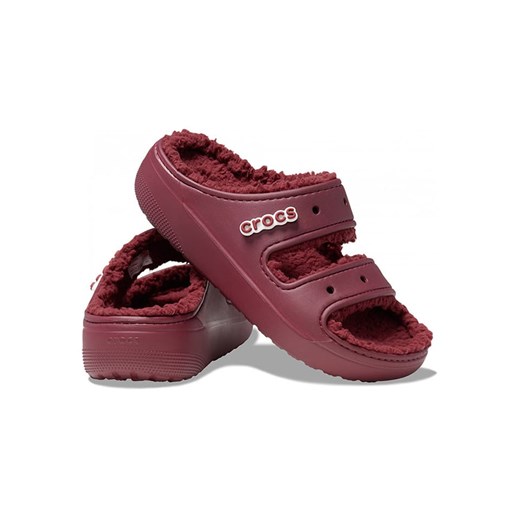 Crocs Klapki &quot;Classic Cozzzy&quot; w kolorze bordowym Crocs 38/39 wyprzedaż Limango Polska