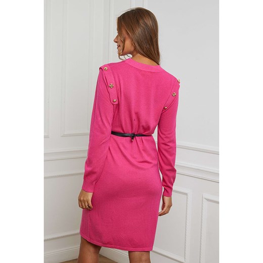 Soft Cashmere Sukienka dzianinowa w kolorze różowym Soft Cashmere 38/40 wyprzedaż Limango Polska