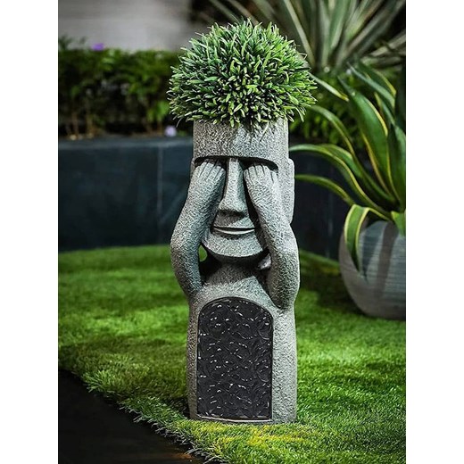FLORIANE GARDEN Wazon w kolorze szarym - wys. 36 x Ø 20 cm ze sklepu Limango Polska w kategorii Wazony - zdjęcie 174068952