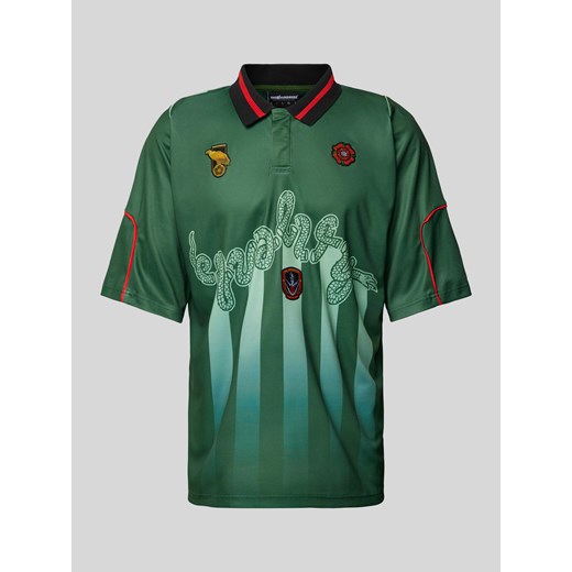 Koszulka polo z rękawem o dł. 1/2 ze sklepu Peek&Cloppenburg  w kategorii T-shirty męskie - zdjęcie 174073891