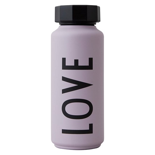 Design Letters Butelka termiczna &quot;Love&quot; w kolorze lawendowym - 500 ml ze sklepu Limango Polska w kategorii Kubki termiczne - zdjęcie 174075073