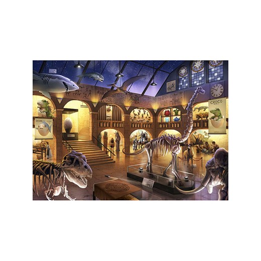 Ravensburger 368-częściowe puzzle "In the natural history museum" - 9+ Ravensburger onesize promocyjna cena Limango Polska