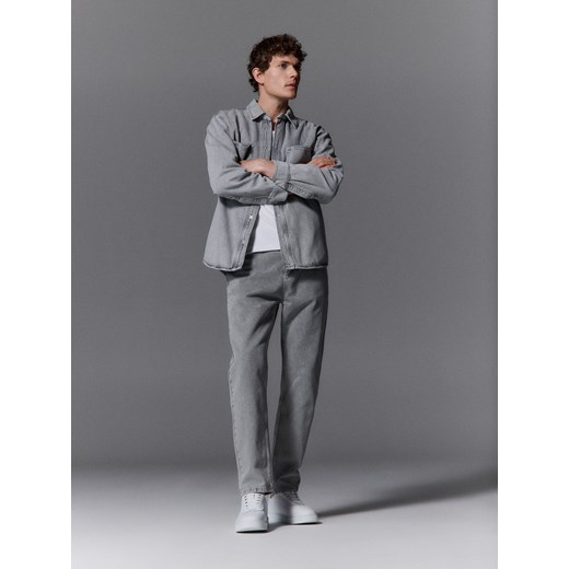 Reserved - Skórzane sneakersy - biały Reserved 43 Reserved