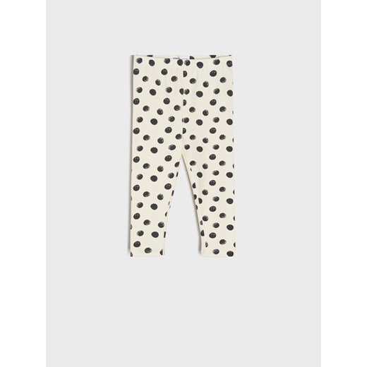 Sinsay - Legginsy 7 pack - kremowy Sinsay 62 Sinsay