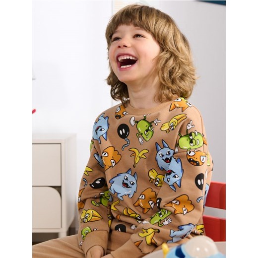 Sinsay - Bluza - brązowy ze sklepu Sinsay w kategorii Bluzy dziewczęce - zdjęcie 174078630