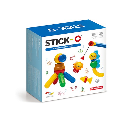 STICK-O 26-częściowy zestaw magnetyczny &quot;STICK-O Fishing&quot; - 18 m+ ze sklepu Limango Polska w kategorii Zabawki - zdjęcie 174079164
