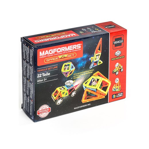 MAGFORMERS 22-częściowy zestaw magnetyczny &quot;Space Wow&quot; - 3+ ze sklepu Limango Polska w kategorii Zabawki - zdjęcie 174079213