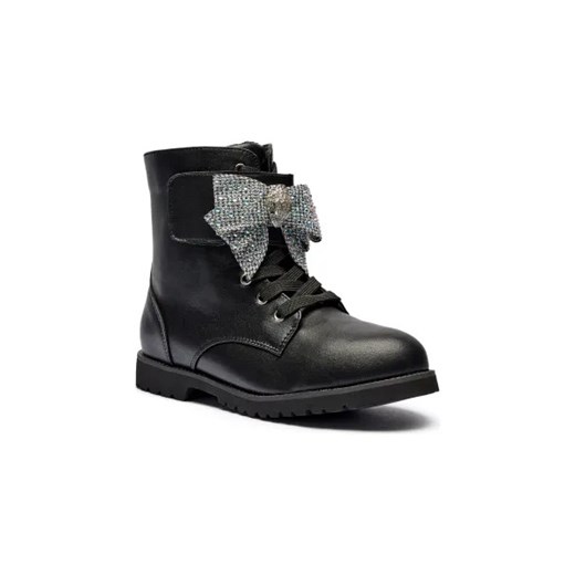 Kurt Geiger Skórzane botki KENSINGTON STRAP BOW ze sklepu Gomez Fashion Store w kategorii Buty zimowe dziecięce - zdjęcie 174083923