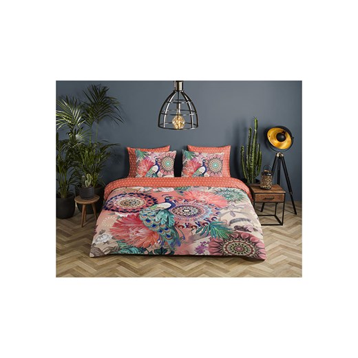 Hip Komplet pościeli satynowej "Lynouk" w kolorze pomarańczowym ze Hip 140x200/220 cm okazja Limango Polska