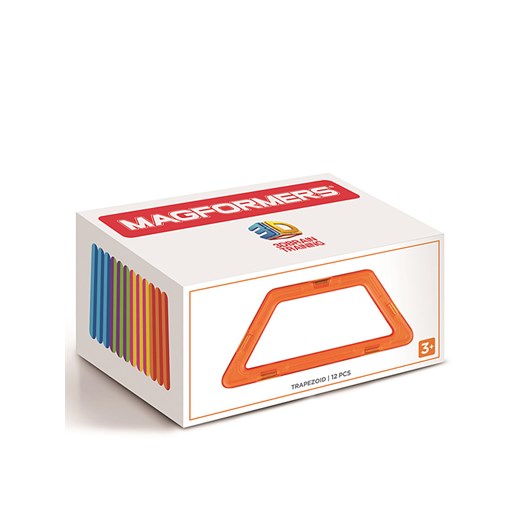 MAGFORMERS 12-częściowy zestaw magnetyczny &quot;Trapezoid&quot; - 3+ ze sklepu Limango Polska w kategorii Zabawki - zdjęcie 174085630