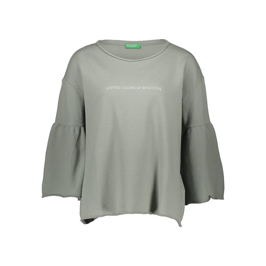 Benetton Bluza w kolorze zielonym ze sklepu Limango Polska w kategorii Bluzy damskie - zdjęcie 174086401