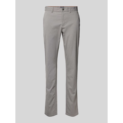 Spodnie o kroju slim fit z kieszeniami z tyłu ze sklepu Peek&Cloppenburg  w kategorii Spodnie męskie - zdjęcie 174088142