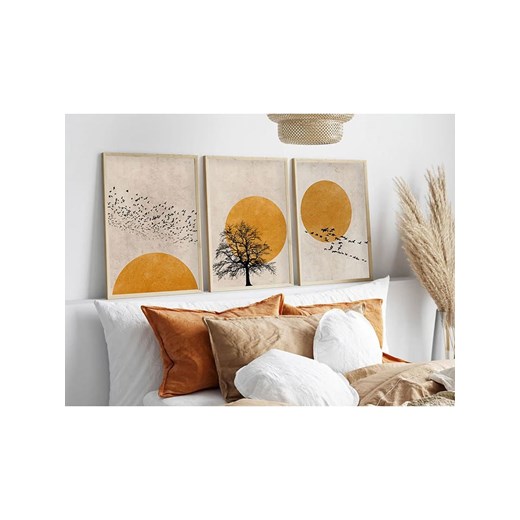 ABERTO DESIGN Druki artystyczne (3 szt.) w ramce Aberto Design 50x70 cm promocyjna cena Limango Polska
