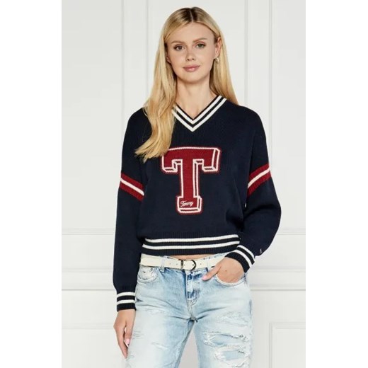 Tommy Jeans Sweter | Cropped Fit ze sklepu Gomez Fashion Store w kategorii Swetry damskie - zdjęcie 174089603