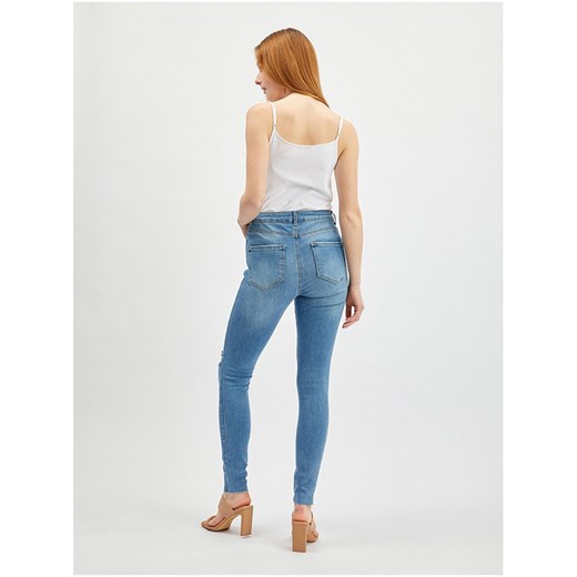 orsay Dżinsy - Skinny fit - w kolorze błękitnym 38 promocja Limango Polska