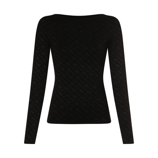 BOSS Damski sweter z dzianiny - Ferenti Kobiety wiskoza czarny wzorzysty ze sklepu vangraaf w kategorii Swetry damskie - zdjęcie 174090101