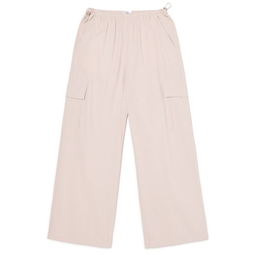 Cropp - Różowe spodnie cargo - fioletowy Cropp 38 Cropp
