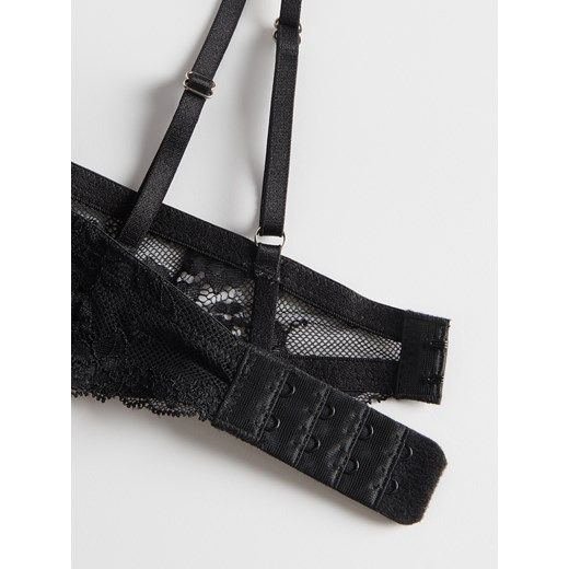 Reserved - Biustonosz push up - czarny Reserved 70C Reserved