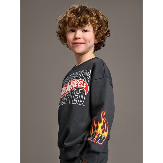 Sinsay - Komplet dzianinowy Hot Wheels - szary Sinsay 122 Sinsay