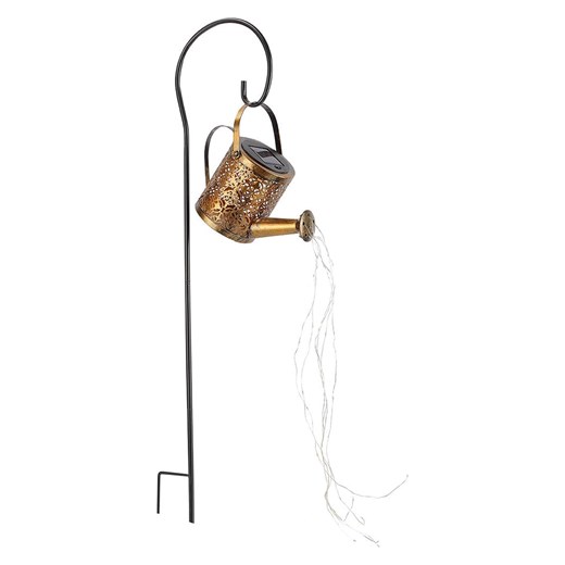lumisky Lampa solarna LED &quot;Arrosy&quot; w kolorze złotym na trzonku - 24 x 78 x 10 cm ze sklepu Limango Polska w kategorii Dekoracje i akcesoria ogrodowe - zdjęcie 174092054