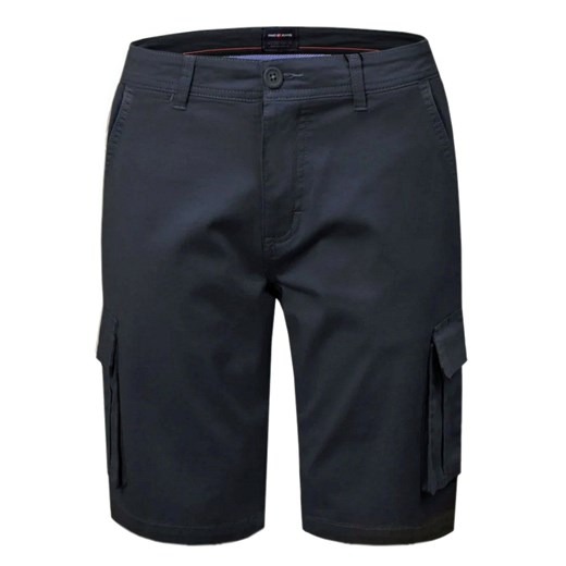 Krótkie Spodenki Męskie, Szorty - PAKO JEANS - Granat - Boczne Kieszenie (Cargo) SPPJNSdoubleGR ze sklepu JegoSzafa.pl w kategorii Spodenki męskie - zdjęcie 174092551