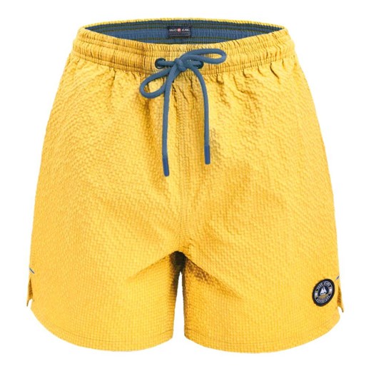 Luźne Spodenki Kąpielowe (Plażowe) - PAKO JEANS - Żółte SPPJNSPLAZOWEmiamiZT ze sklepu JegoSzafa.pl w kategorii Kąpielówki - zdjęcie 174092570