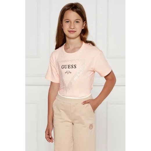 Guess T-shirt | Regular Fit ze sklepu Gomez Fashion Store w kategorii Bluzki dziewczęce - zdjęcie 174092771