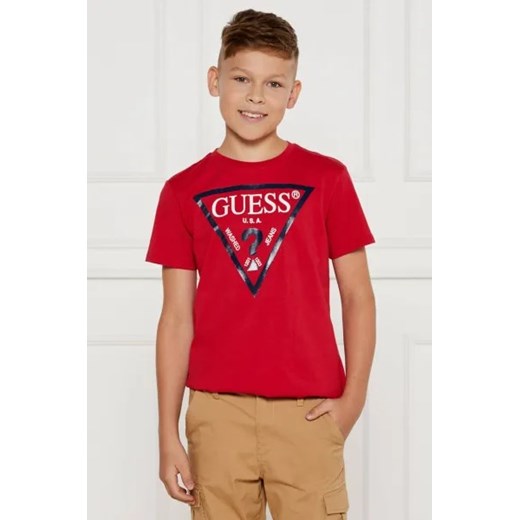 Guess T-shirt | Regular Fit ze sklepu Gomez Fashion Store w kategorii T-shirty chłopięce - zdjęcie 174092963